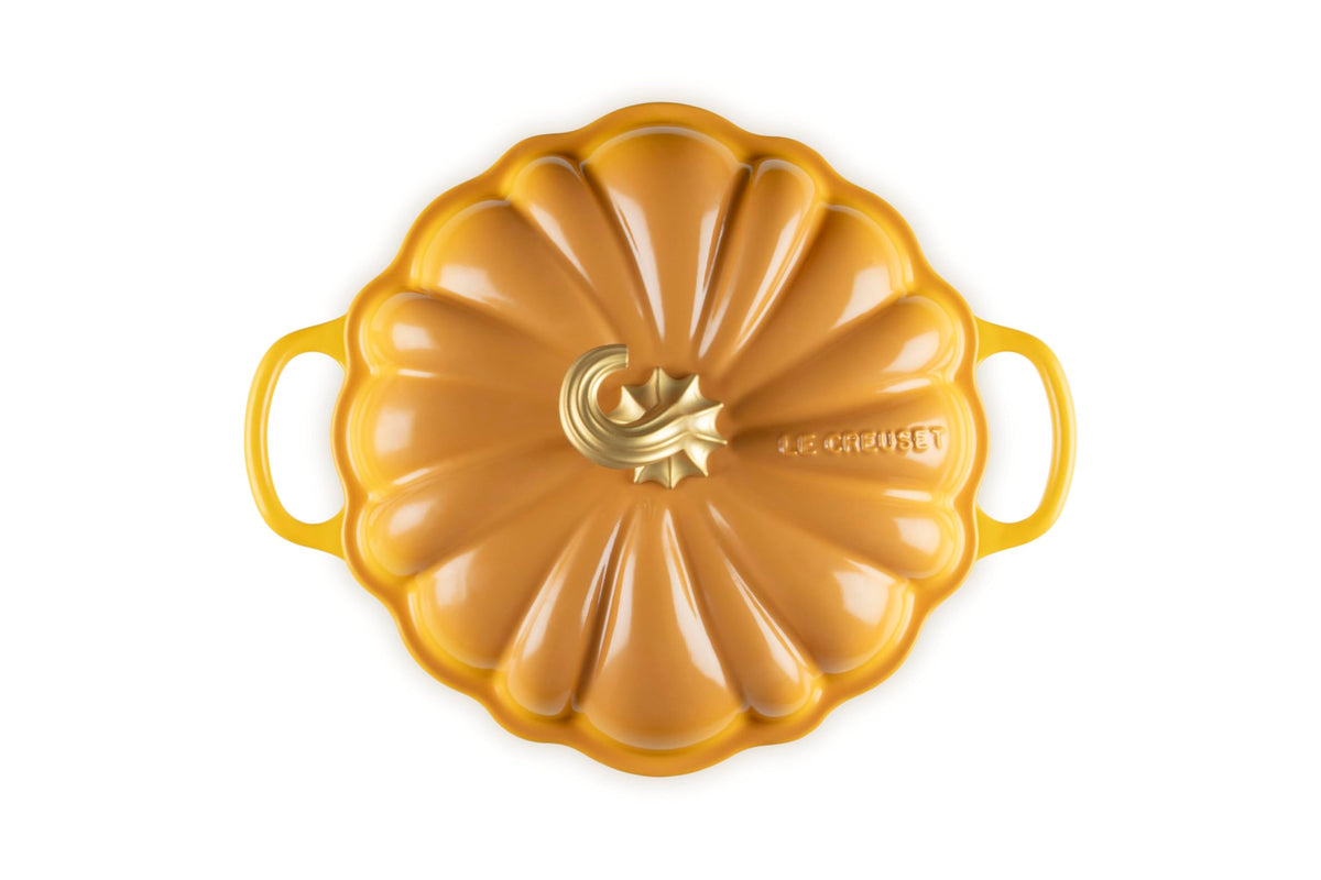 Harvest Luxe – Le Creuset Signature Pumpkin Cocotte 4 Qt Enameled Cast Iron