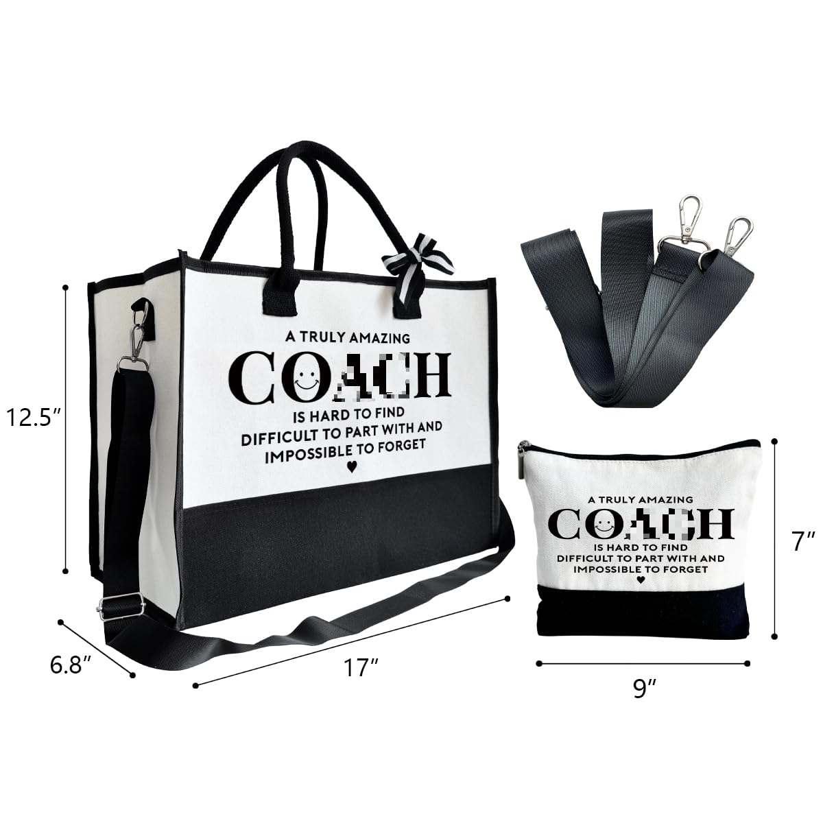 Haul It All Roomy Canvas Tote Coach Bag