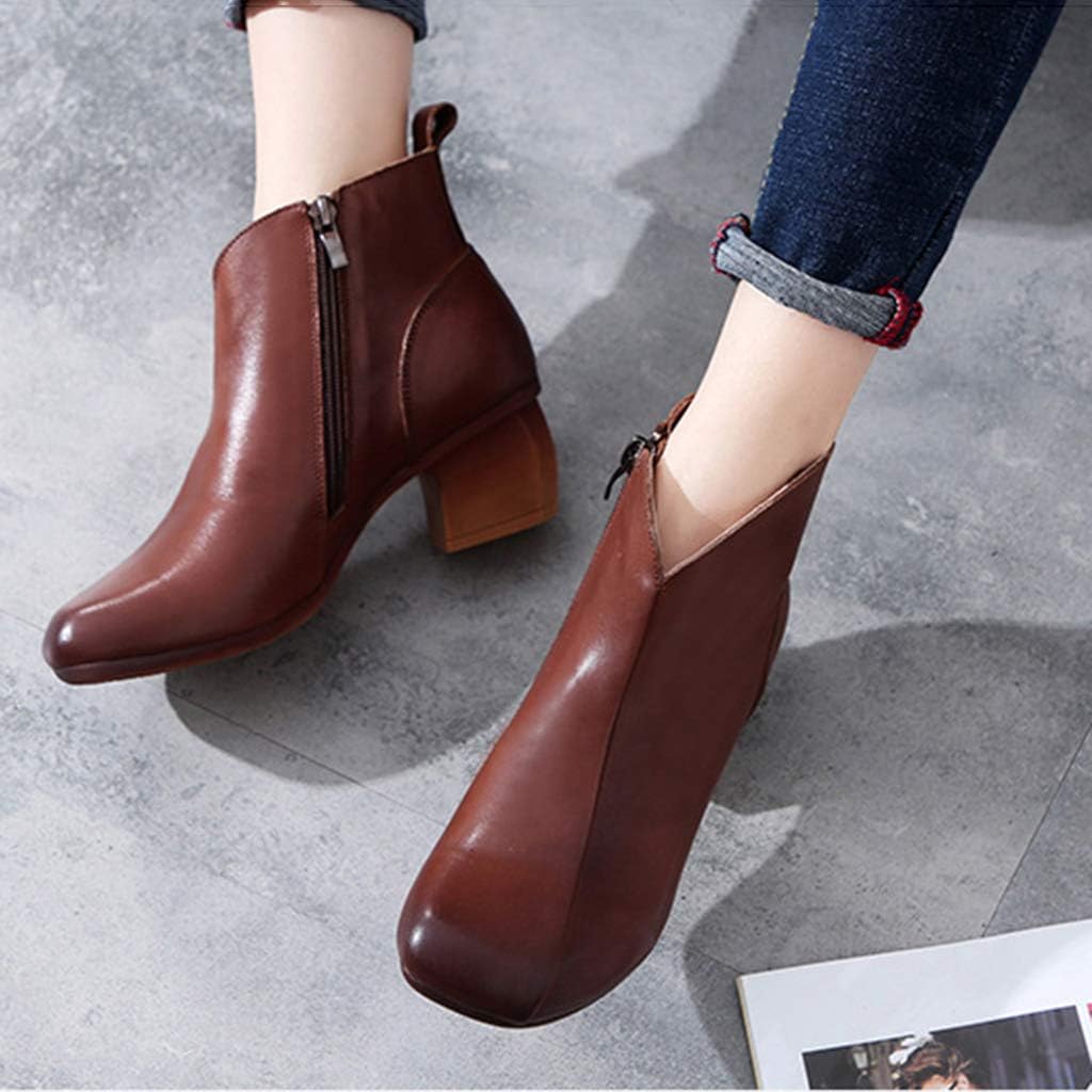 Retro Autumn Boots – Athlefit Leather Booties