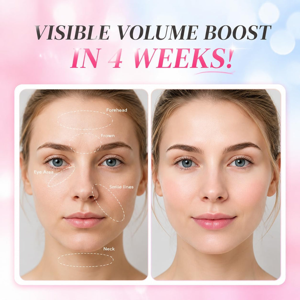 FSLRU PDRN Pink Collagen Volume Multi Balm Stick - Collagen Wrinkle Stick Face & Body Balm for Under-Eyes, Neck, Forehead, Smile Lines, Lips | Plumping, Radiance, Line Care