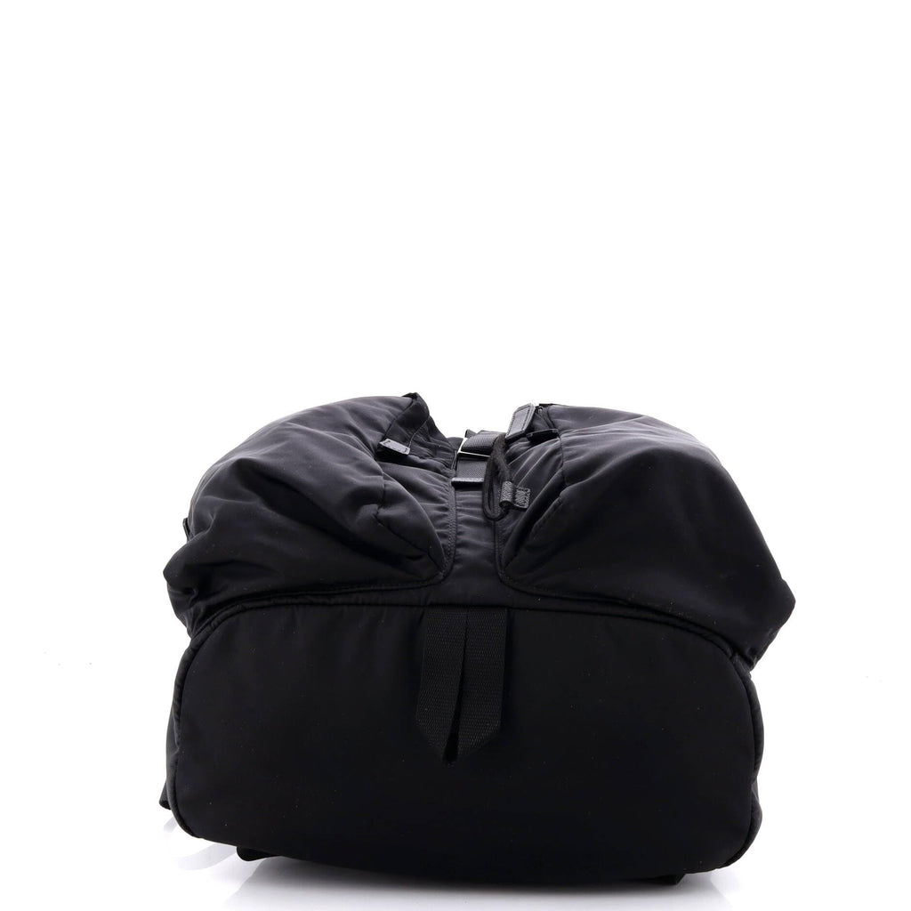 Prada, Pre-Loved Double Pocket Rucksack Backpack Large, Black