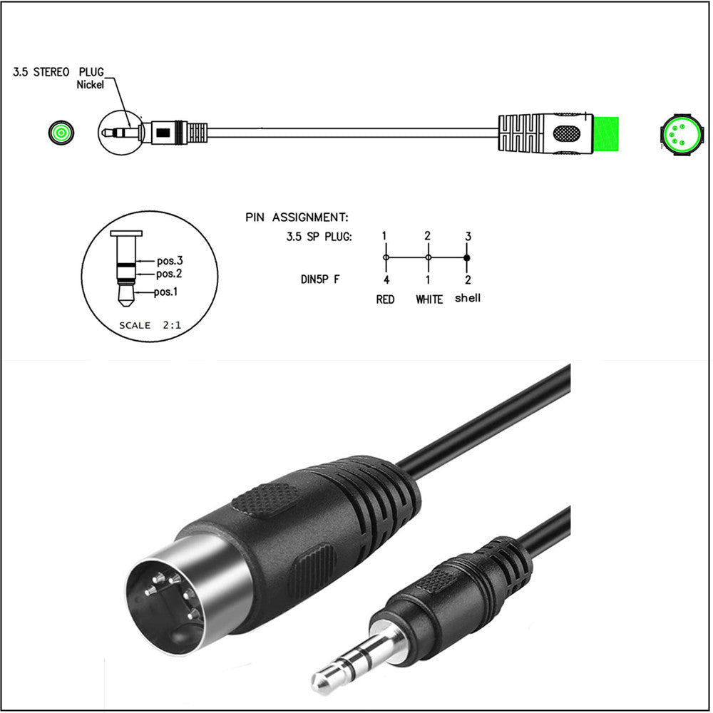 3.5 Audio Plug Rotary Wiring