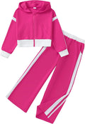 Cozy Queen – Girls' Hooded Sweatsuit