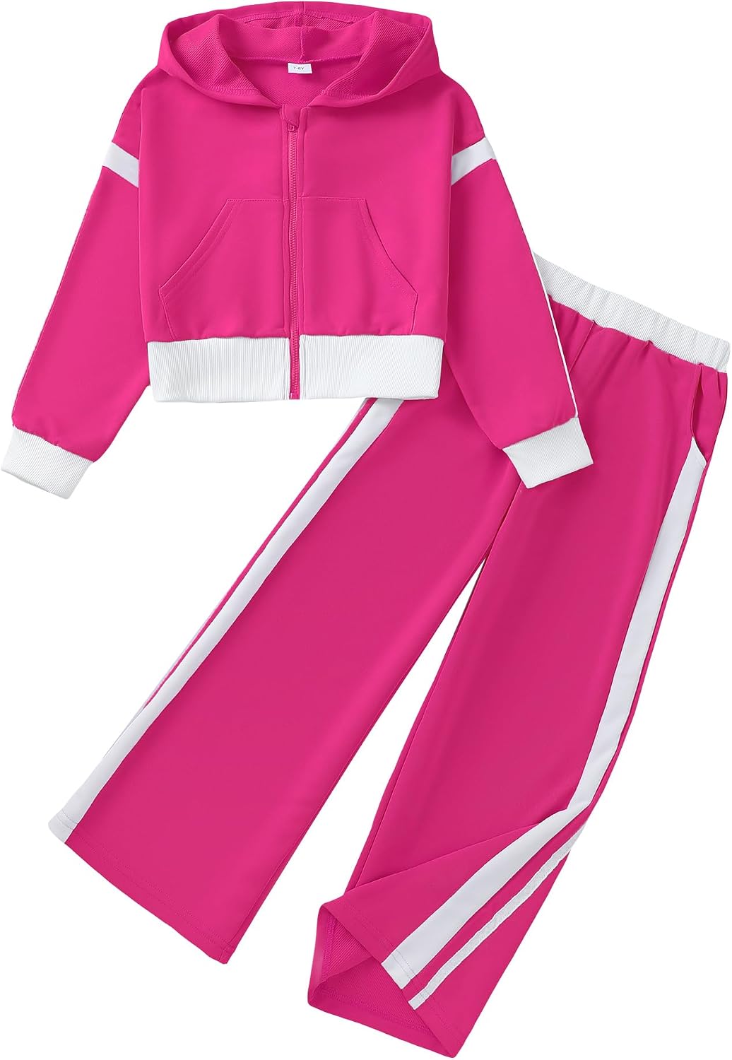 Cozy Queen – Girls' Hooded Sweatsuit