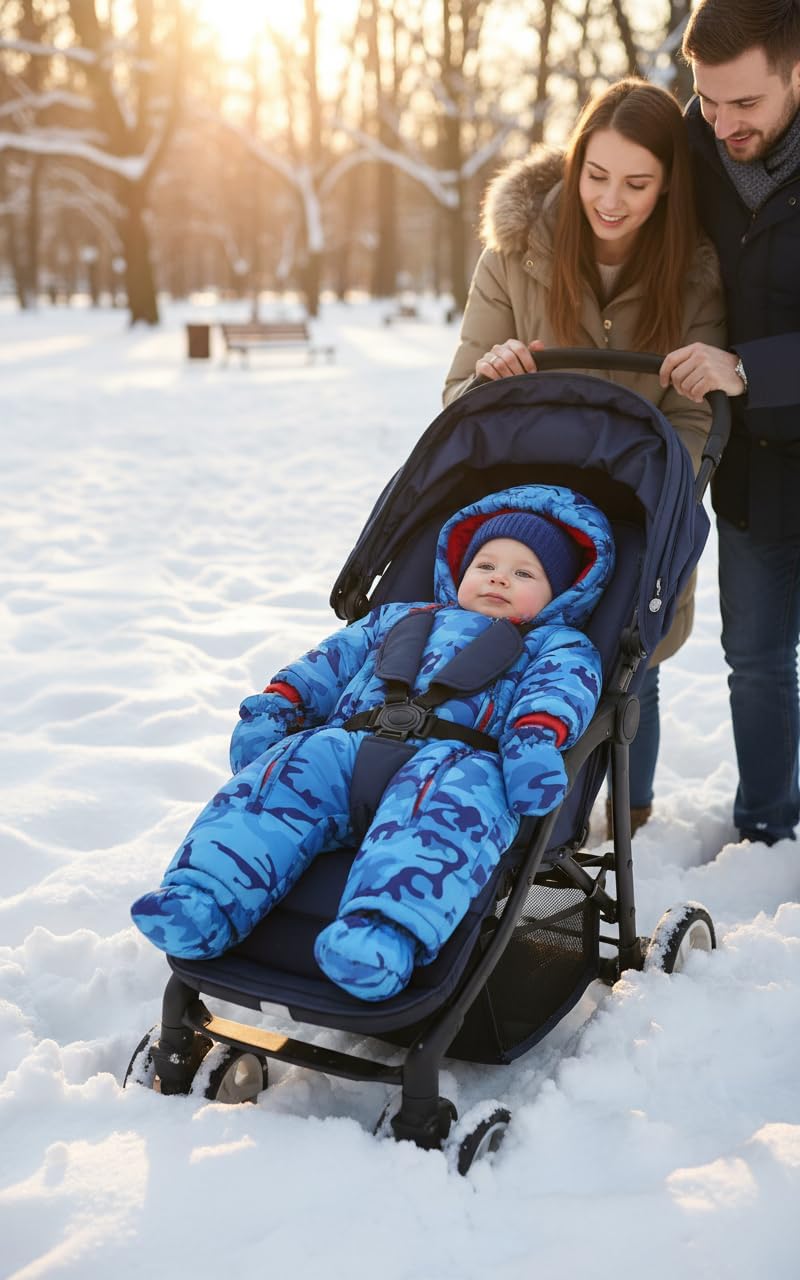 Snow Bunny One-Piece – Toddler Winter Snowsuit