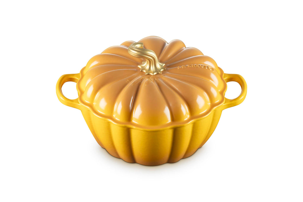 Harvest Luxe – Le Creuset Signature Pumpkin Cocotte 4 Qt Enameled Cast Iron