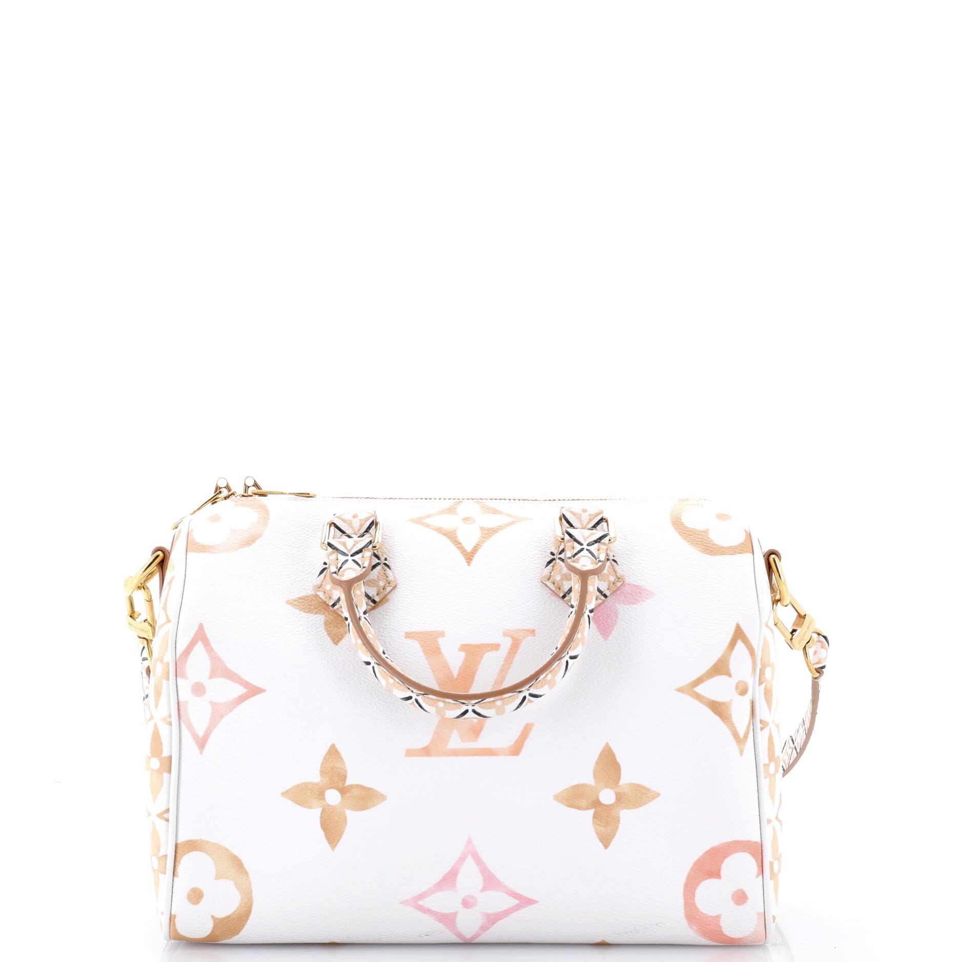 Louis Vuitton, Pre-Loved Speedy Bandouliere Bag 25, White