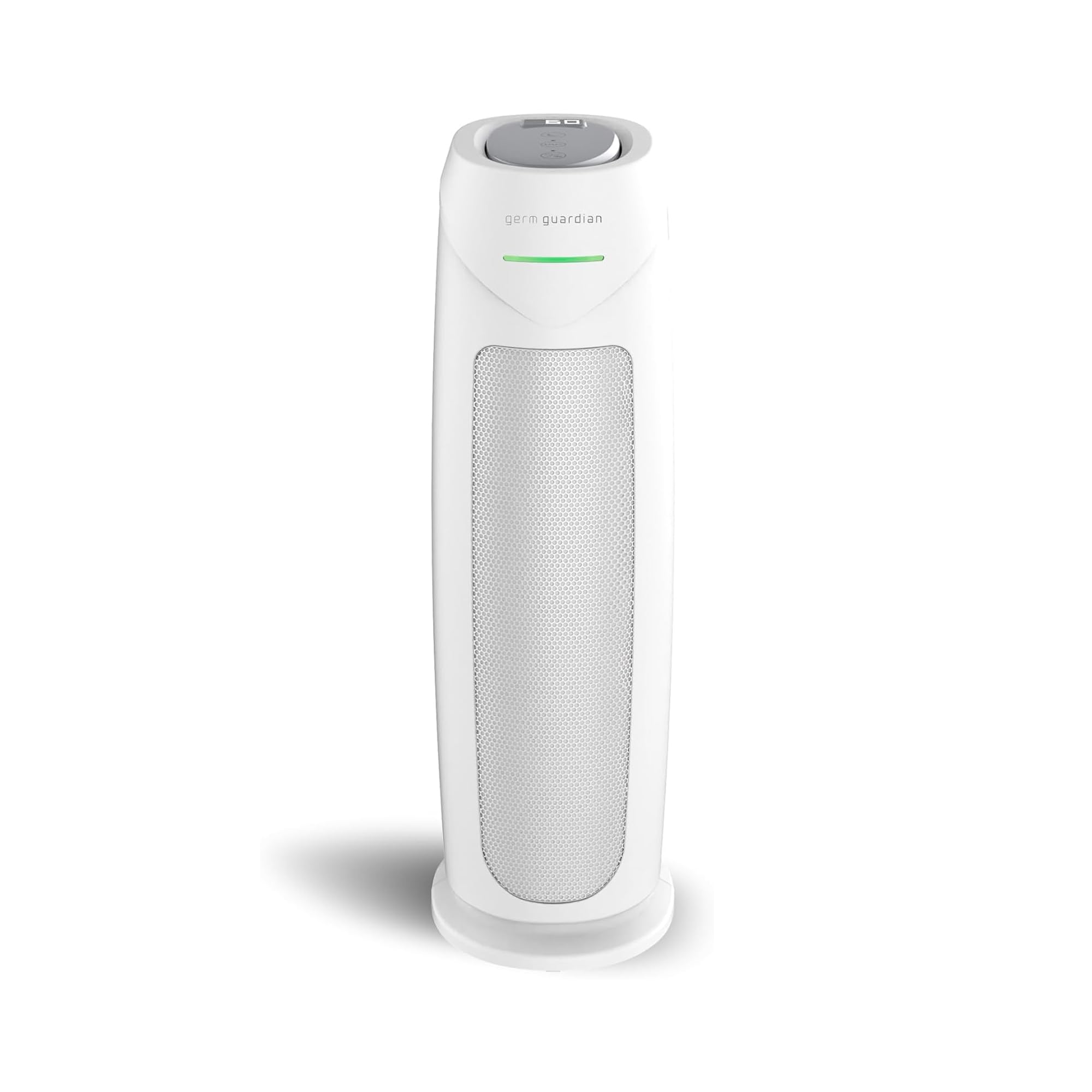 GermGuardian HEPA Indoor Large Room Air Purifier for Home - Pet Dander, Dust, Pollen, Smoke, and Odors in Bedroom, Office, and Kitchen - Air Quality Monitor and UV-C Light Combo - White