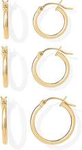 Little Luxe Hoops – 18K Plated Small Gold Earrings