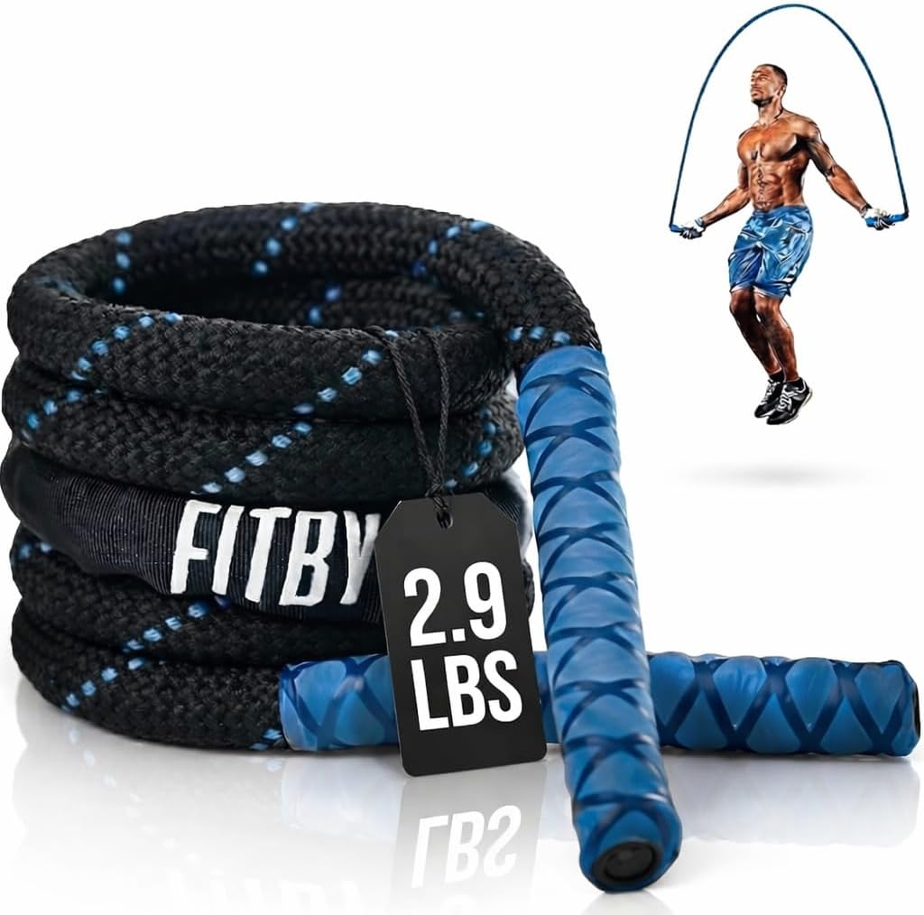 Heavy-Rope Hustle – 2.9lb Weighted Jump Rope