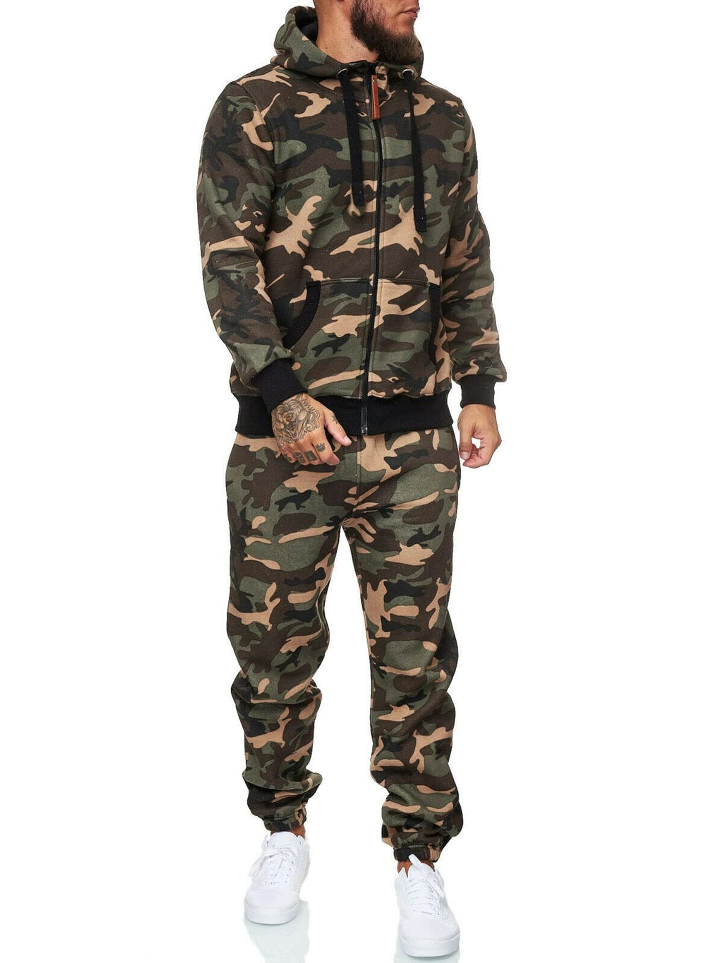 Mens 2 Piece Athletic Jogging Set