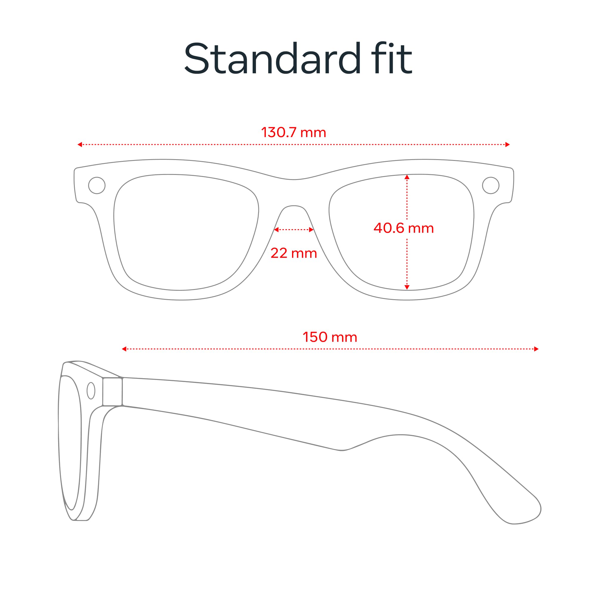 Meta Ray-Ban (Gen 2), Wayfarer, Matte Black | Smart AI Glasses for Men, Women — 2x Battery Life — 3K Ultra HD — 12 MP Ultra-Wide Camera, Audio, Video Recording — Clear Lenses — Wearable Technology