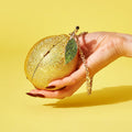 Judith Leiber Couture, Citron Lemon, One Size, Yellow