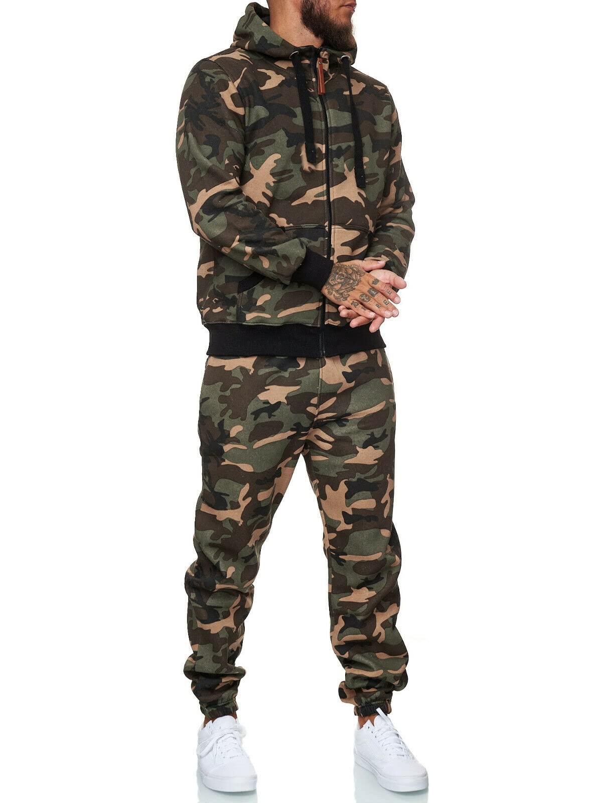 Mens 2 Piece Athletic Jogging Set
