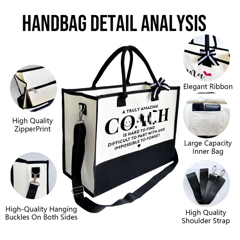 Haul It All Roomy Canvas Tote Coach Bag