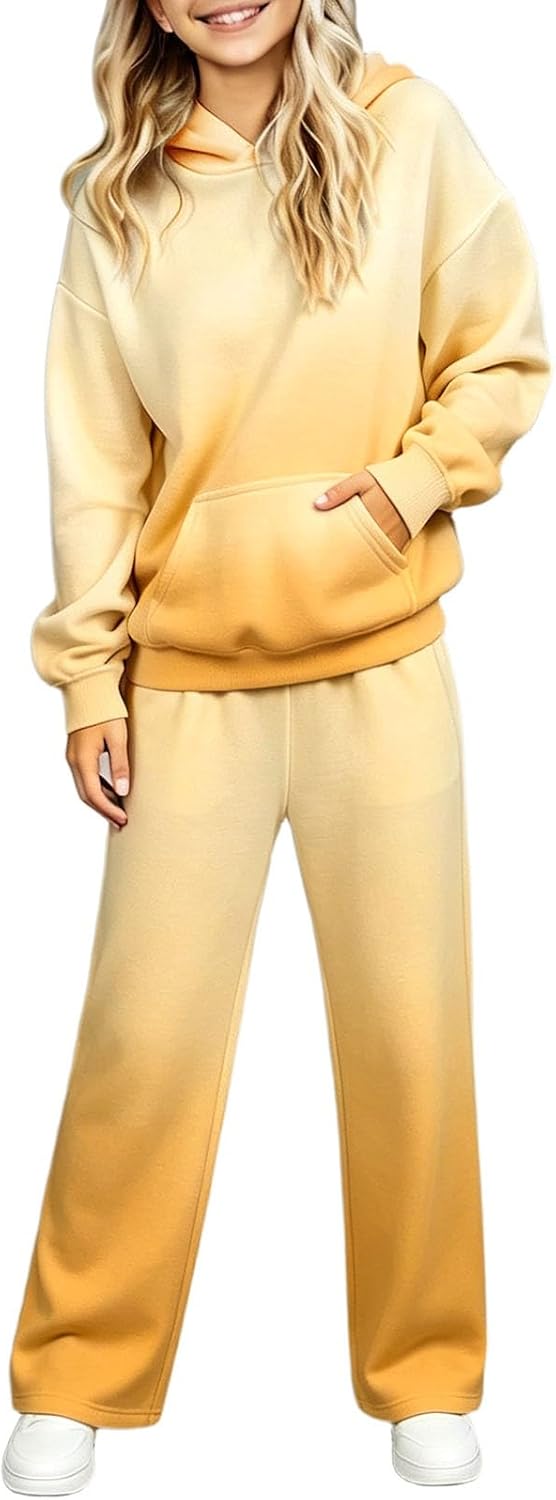Patchwork Play – Girls' Hoodie Jogger Set