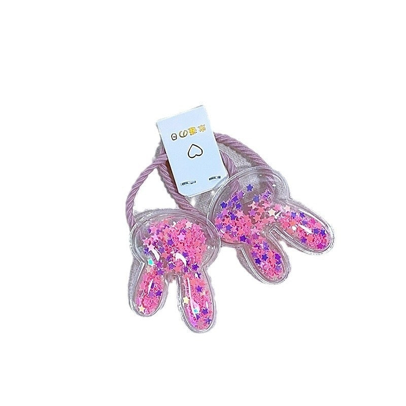 Little Rabbit Children's Resin Hair Accessories Headband And Hair Tie