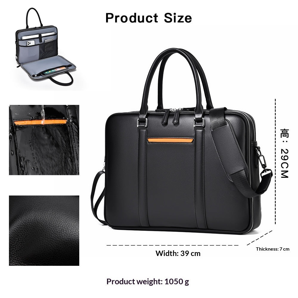 Briefcase Mens Business Bag Mens Handbag Large-Capacity Business Tote