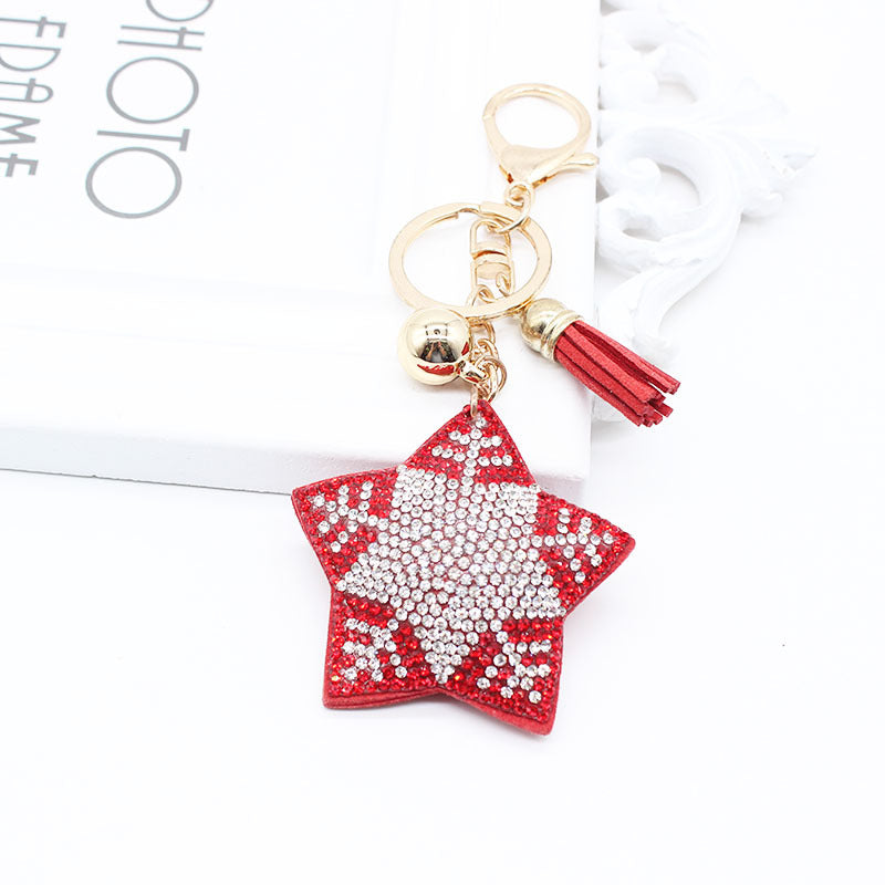Christmas Keychain Christmas Tree Car Ornament