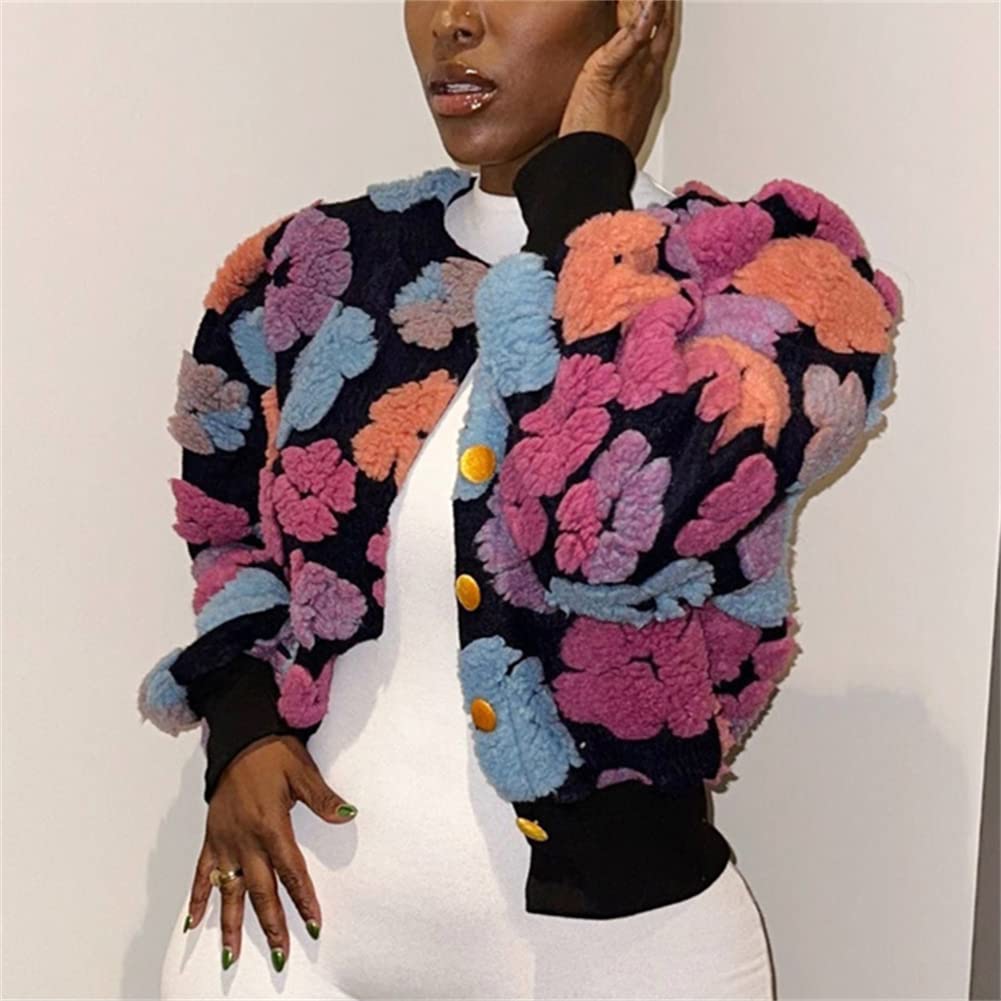 Why So Serious Floral Fleece Bomber