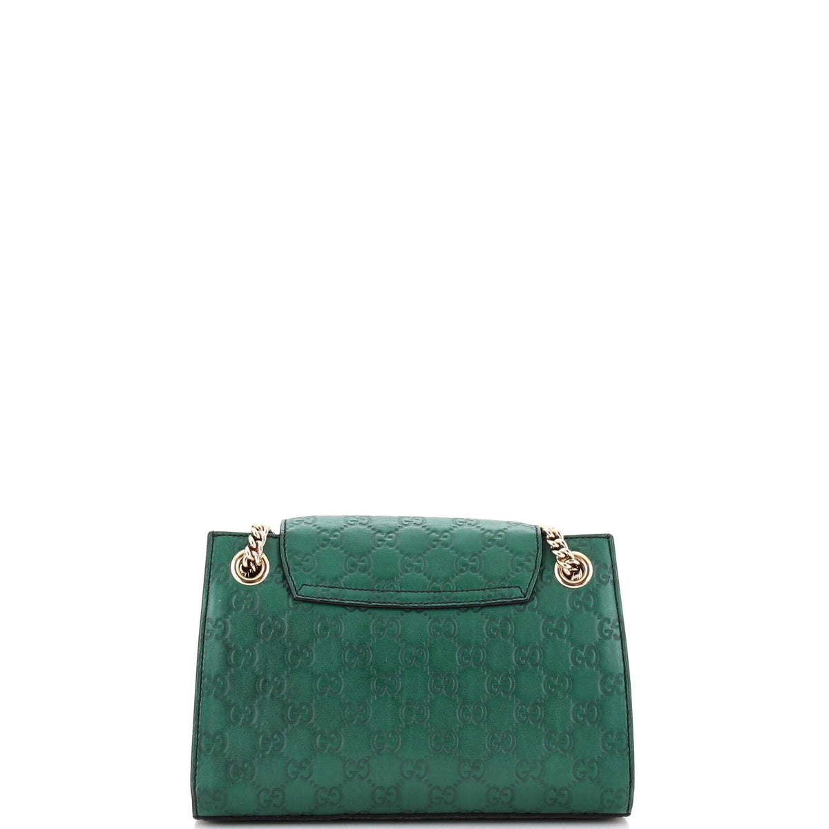Gucci, Pre-Loved Emily Chain Flap Shoulder Bag Small, Green