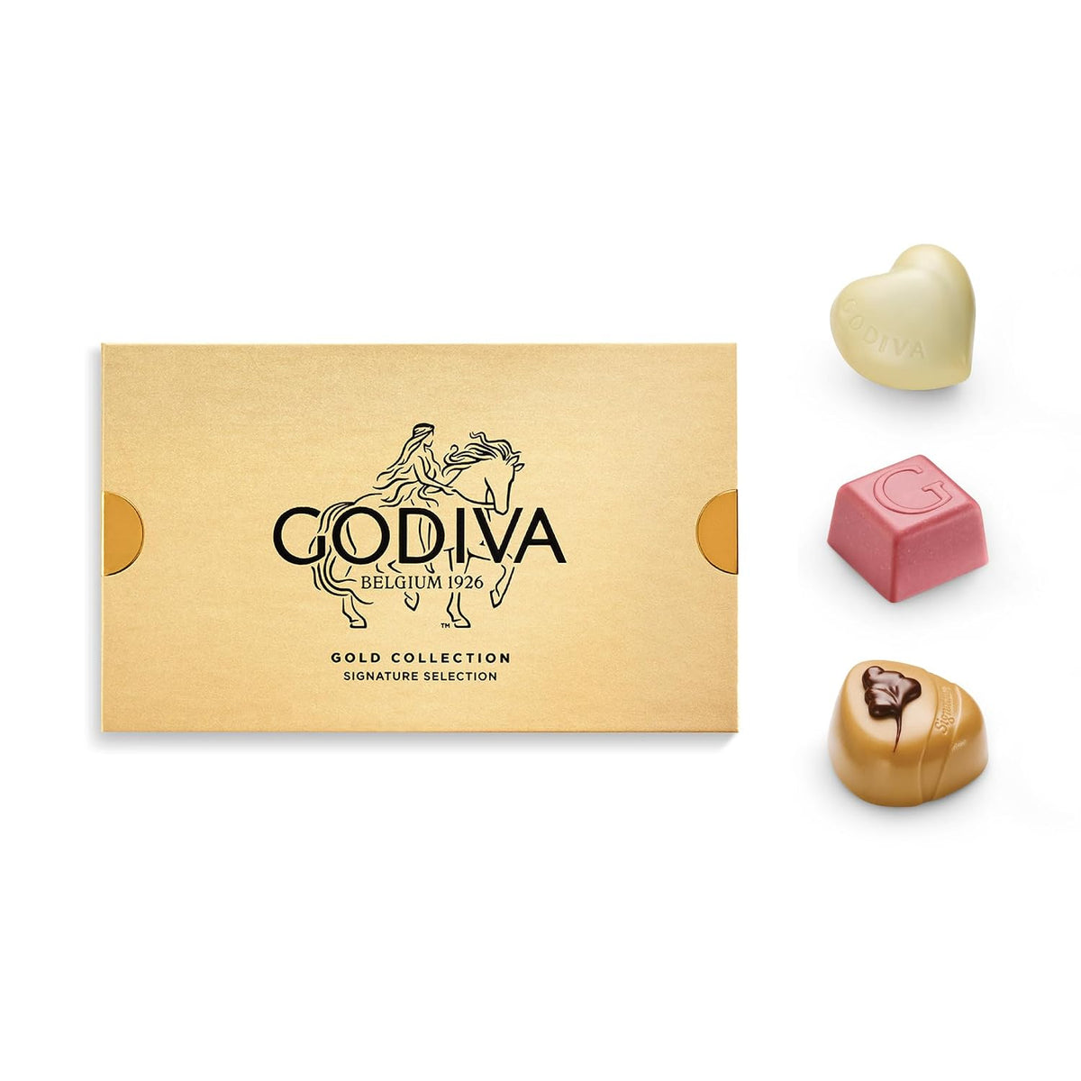 Golden Godiva – Assorted Belgian Gift Box, 15 pc