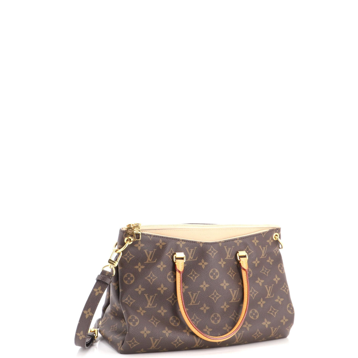 Louis Vuitton, Pre-Loved Pallas Tote, Neutral