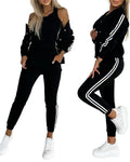 On the Move 3 Piece Striped Down Set
