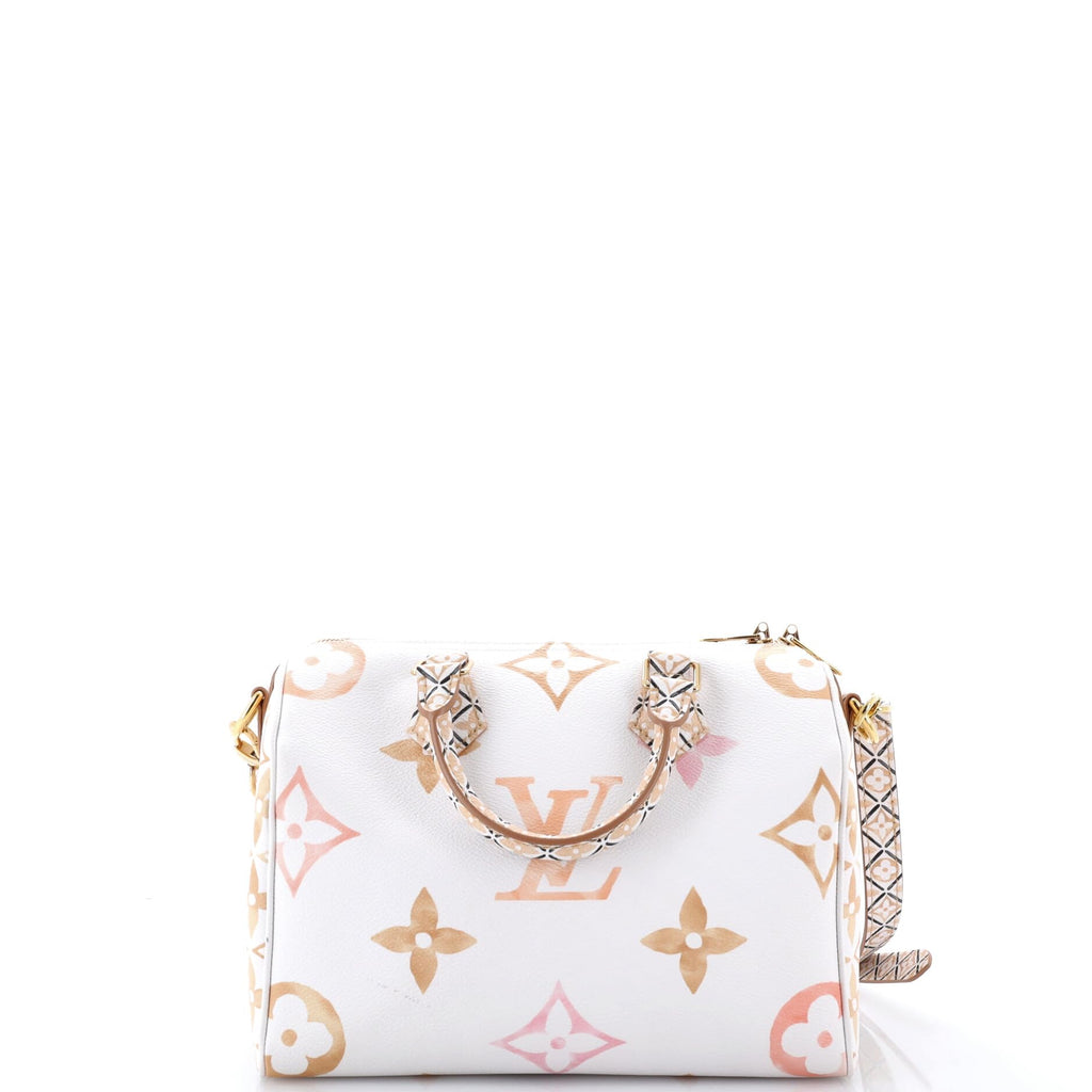 Louis Vuitton, Pre-Loved Speedy Bandouliere Bag 25, White