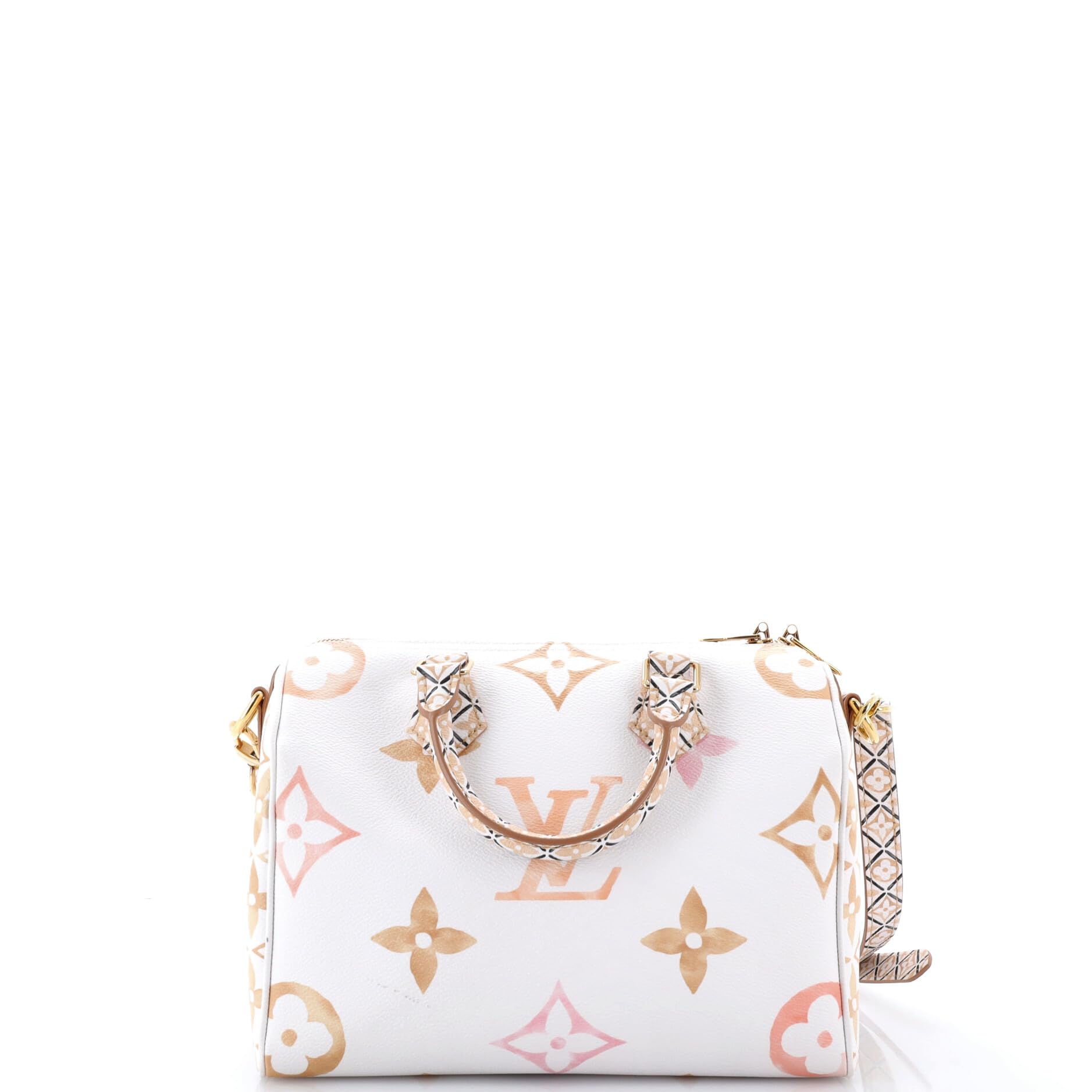 Louis Vuitton, Pre-Loved Speedy Bandouliere Bag 25, White