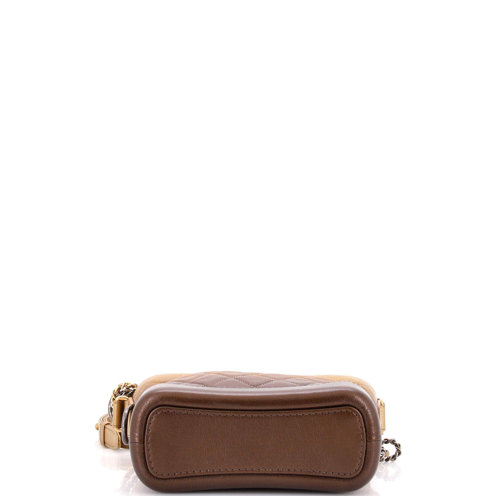 Golden Hour Glam Chanel Pre-Loved Gabrielle Hobo Small, Gold