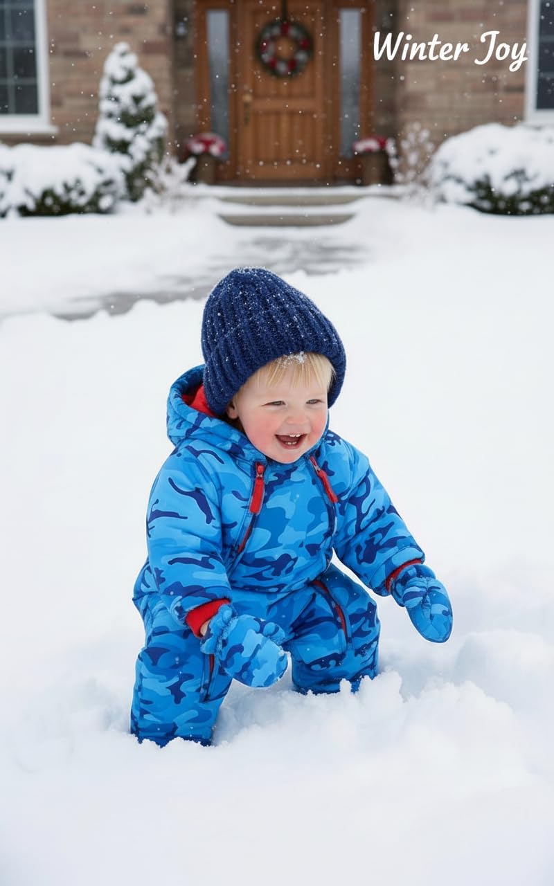 Snow Bunny One-Piece – Toddler Winter Snowsuit