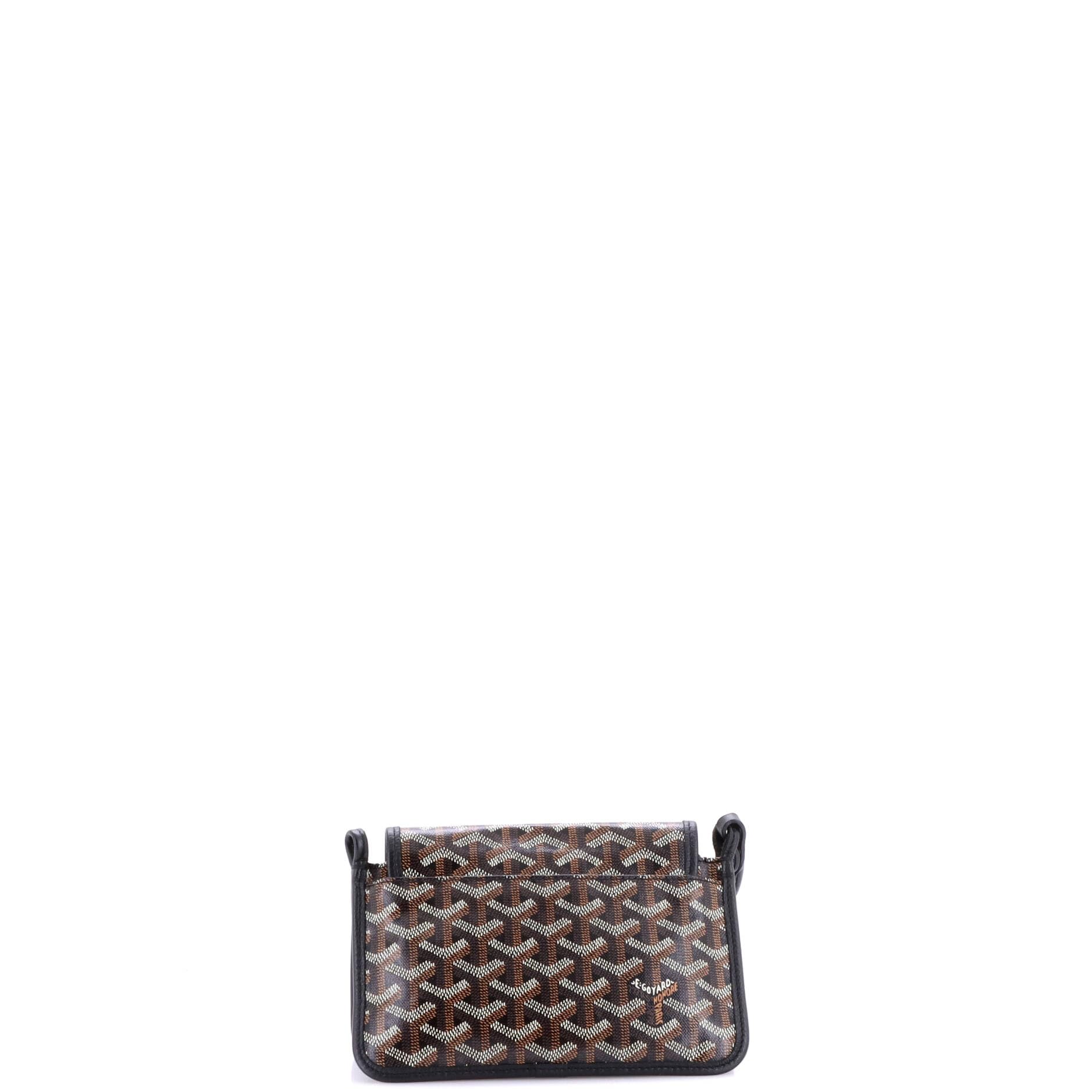 Goyard, Pre-Loved Plumet Clutch Wallet, Black