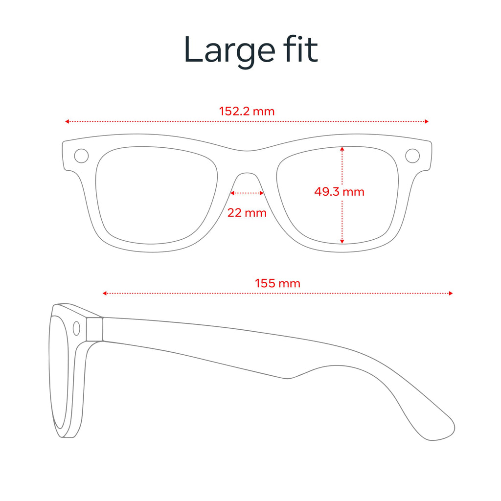 Meta Ray-Ban (Gen 2), Wayfarer, Matte Black | Smart AI Glasses for Men, Women — 2x Battery Life — 3K Ultra HD — 12 MP Ultra-Wide Camera, Audio, Video Recording — Clear Lenses — Wearable Technology