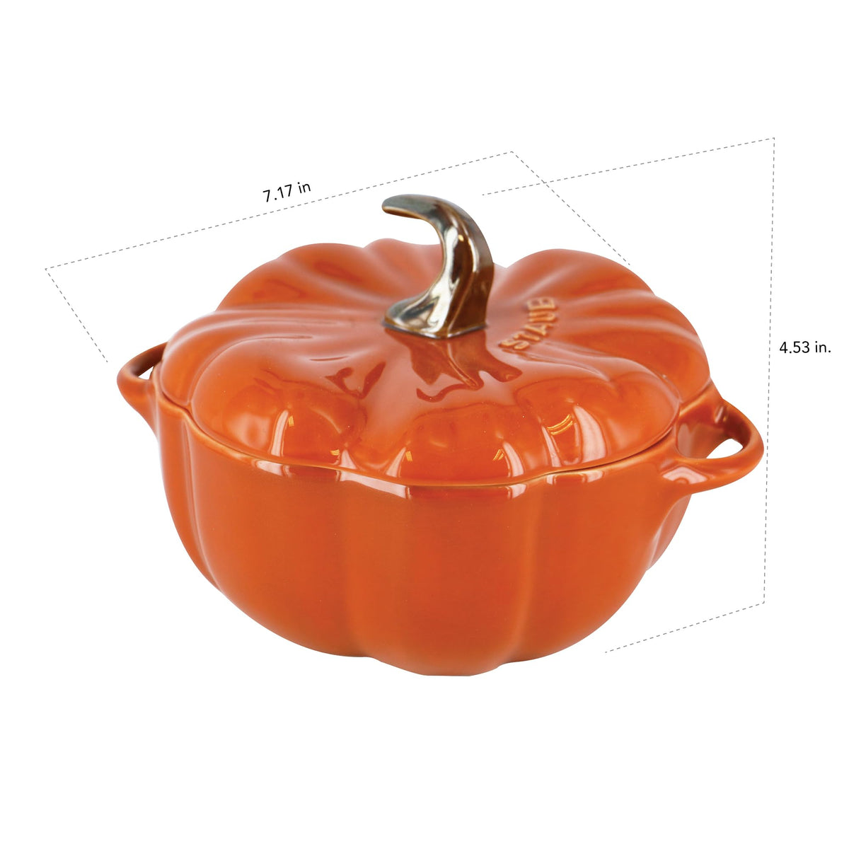 Petite Pumpkin Charm – STAUB Ceramic Pumpkin Cocotte 0.75 qt