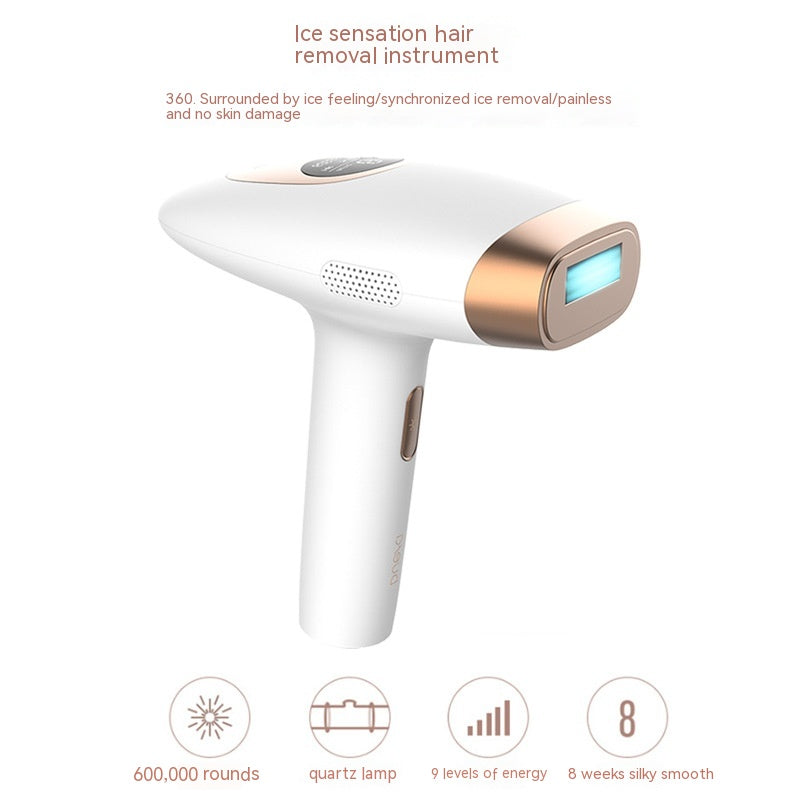 Household Photon Laser Hair Removal Device Painless Unisex Arm Armpit Hair Removal