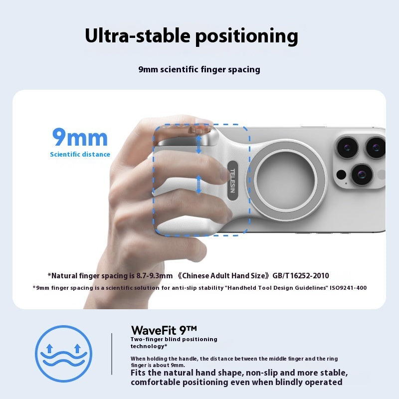 Magnetic Photography Handle Wireless Bluetooth Camera Aid