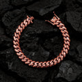 Men's Stainless Steel Cryptographic Cuban Chain Bracelet