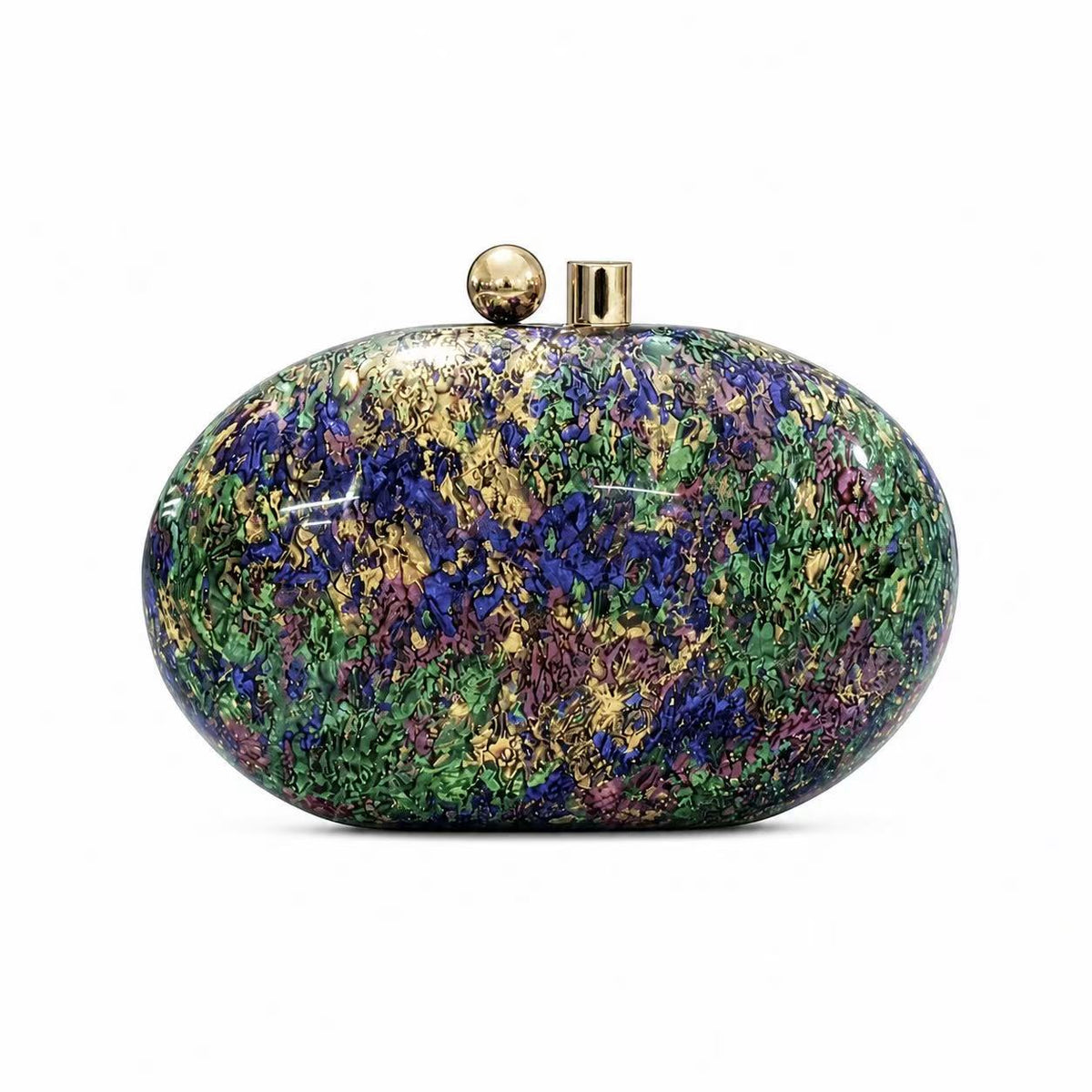 Cross-Border New Women's Bag Acrylic Evening Bag Single Shoulder Crossbody Party Light Luxury Chain Shell Clutch Evening Bag