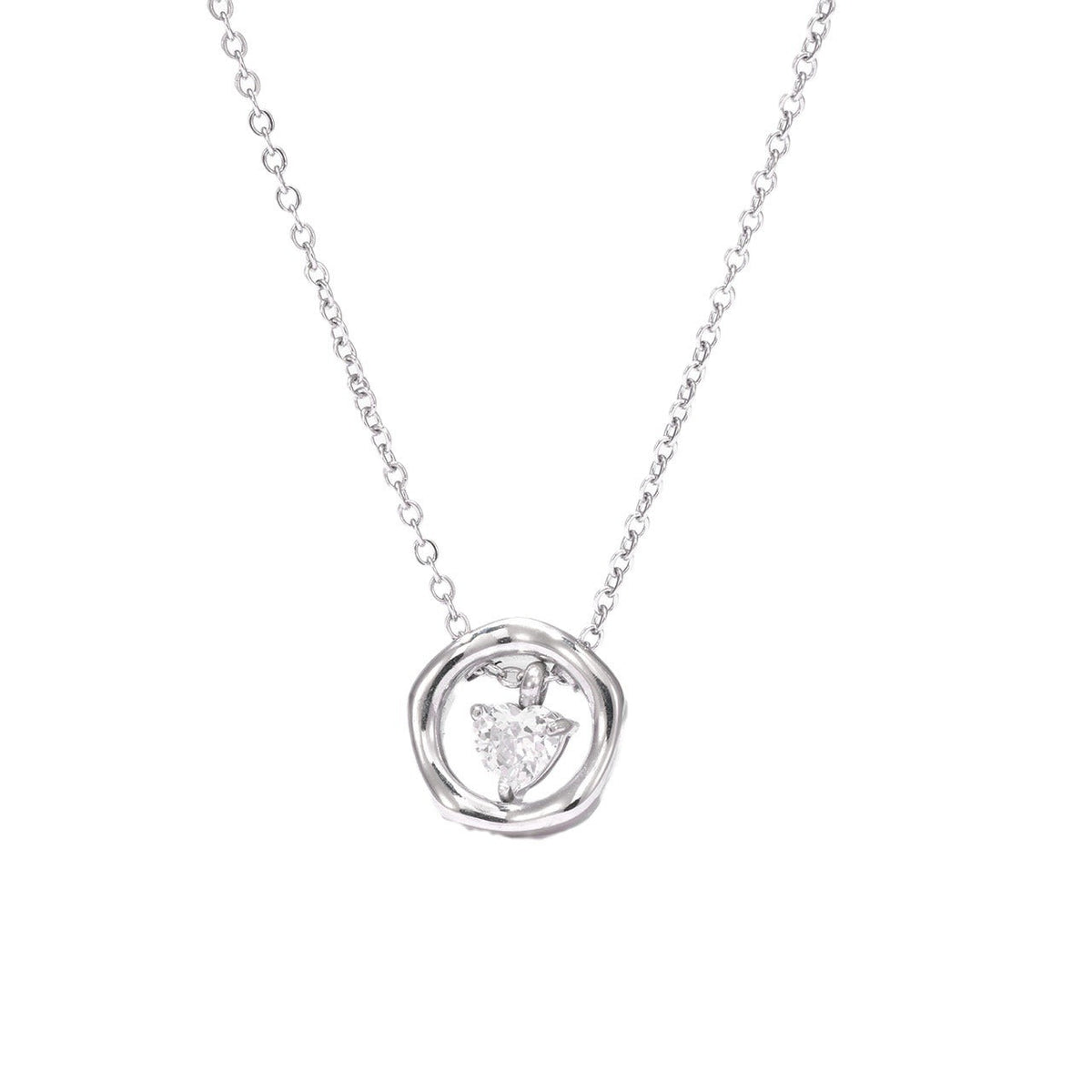 European And American Niche Design Titanium Steel Necklace Women's All-match High-end Light Luxury Elegant Commuter Style Women's Clavicle Chain Wholesale