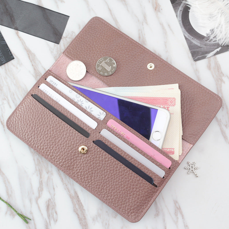 Long Multiple Card Slots Zipper Multifunctional Large-capacity Coin Purse