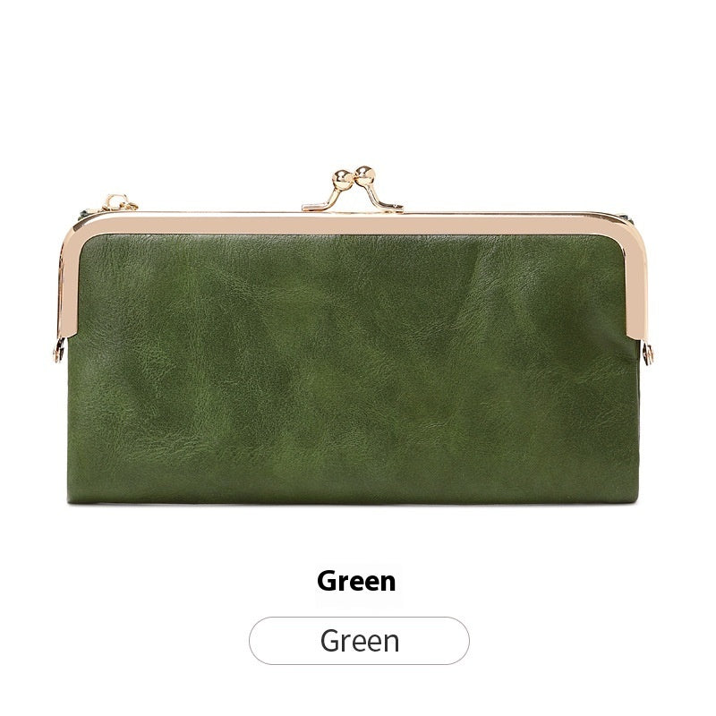 Retro Clip Multifunctional All-match Folding Coin Purse