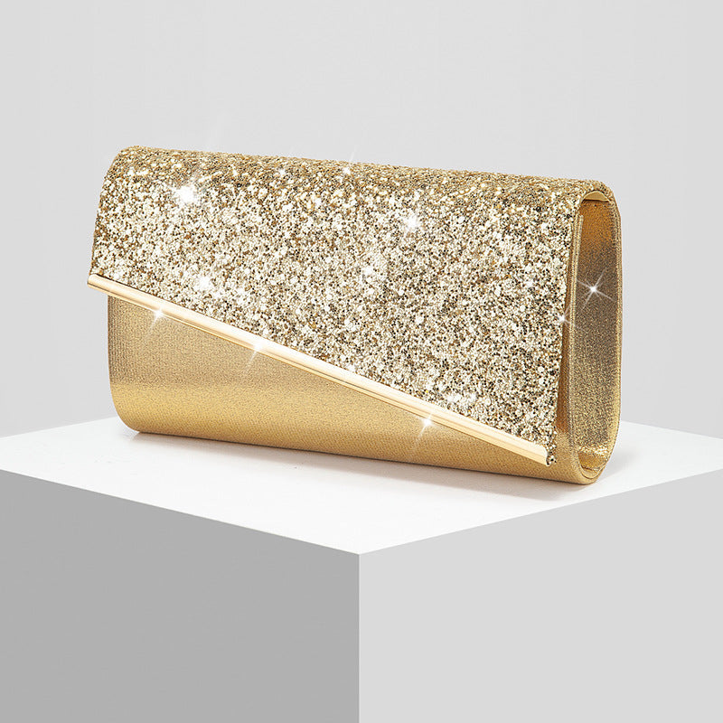 Womens Sparkly Sequin Evening Bag Party Purse Clutch And Formal Dress Bag