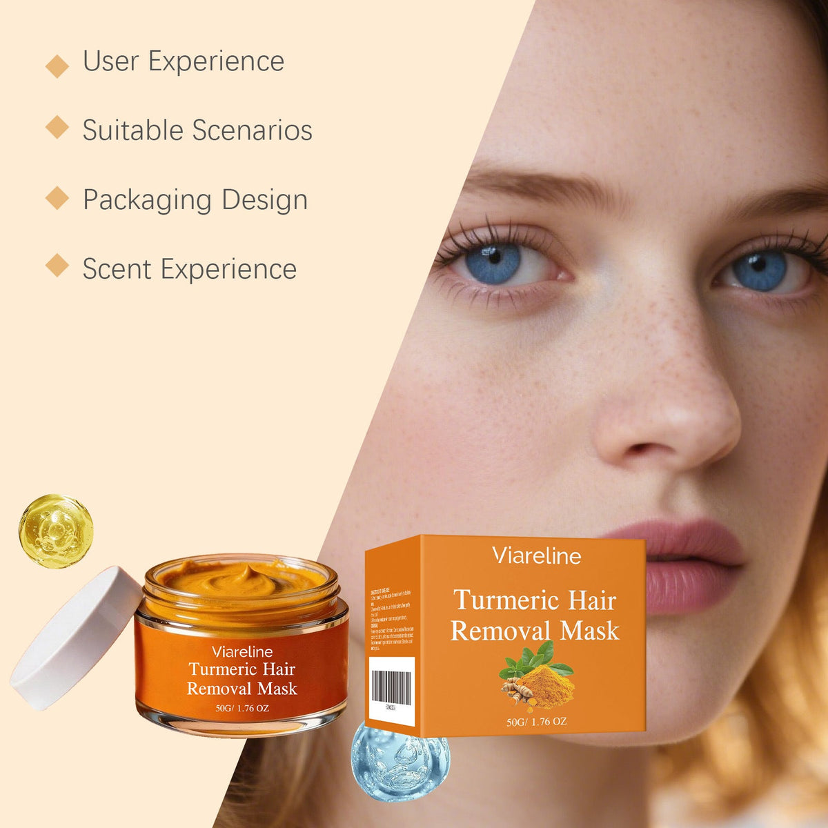 Turmeric Hair Removal Mask