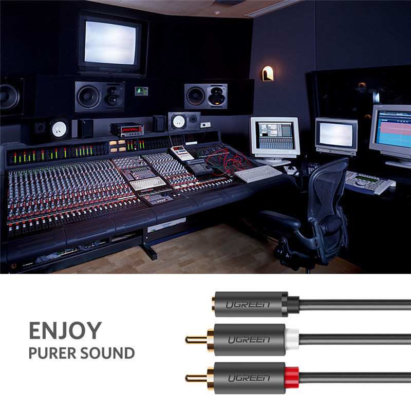 Audio Lotus Cable 3.5 Female To 2 Rca Revolution Wiring