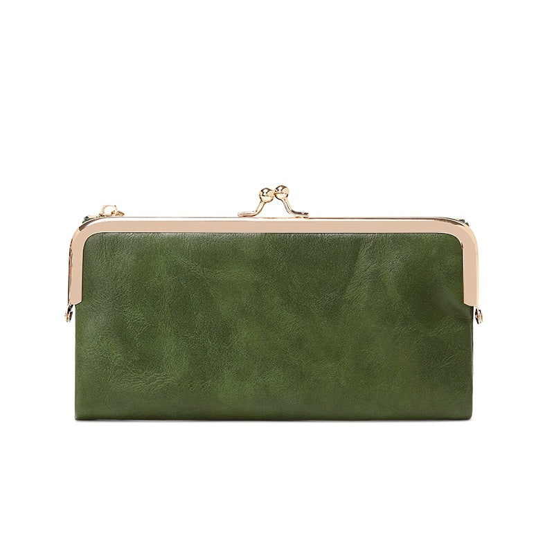 Retro Clip Multifunctional All-match Folding Coin Purse