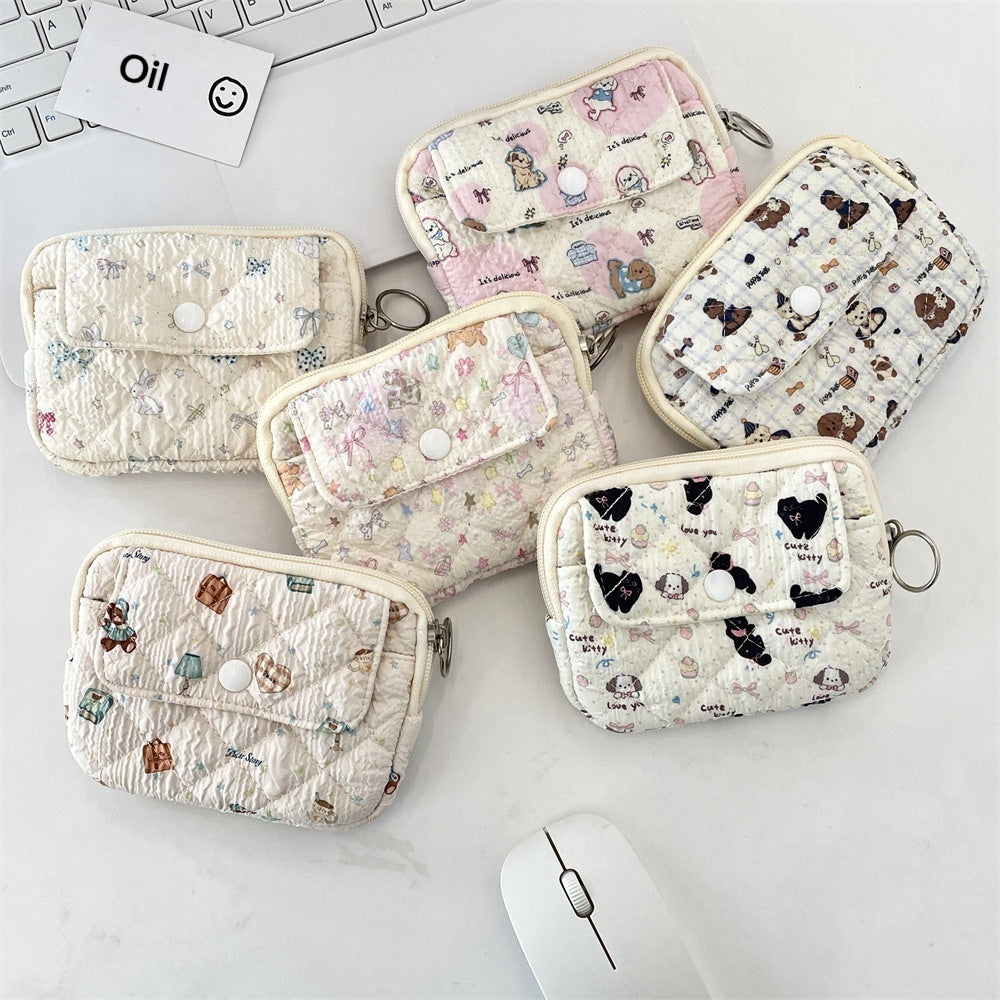 Clamshell Card Holder Multi-function Coin Purse For Women
