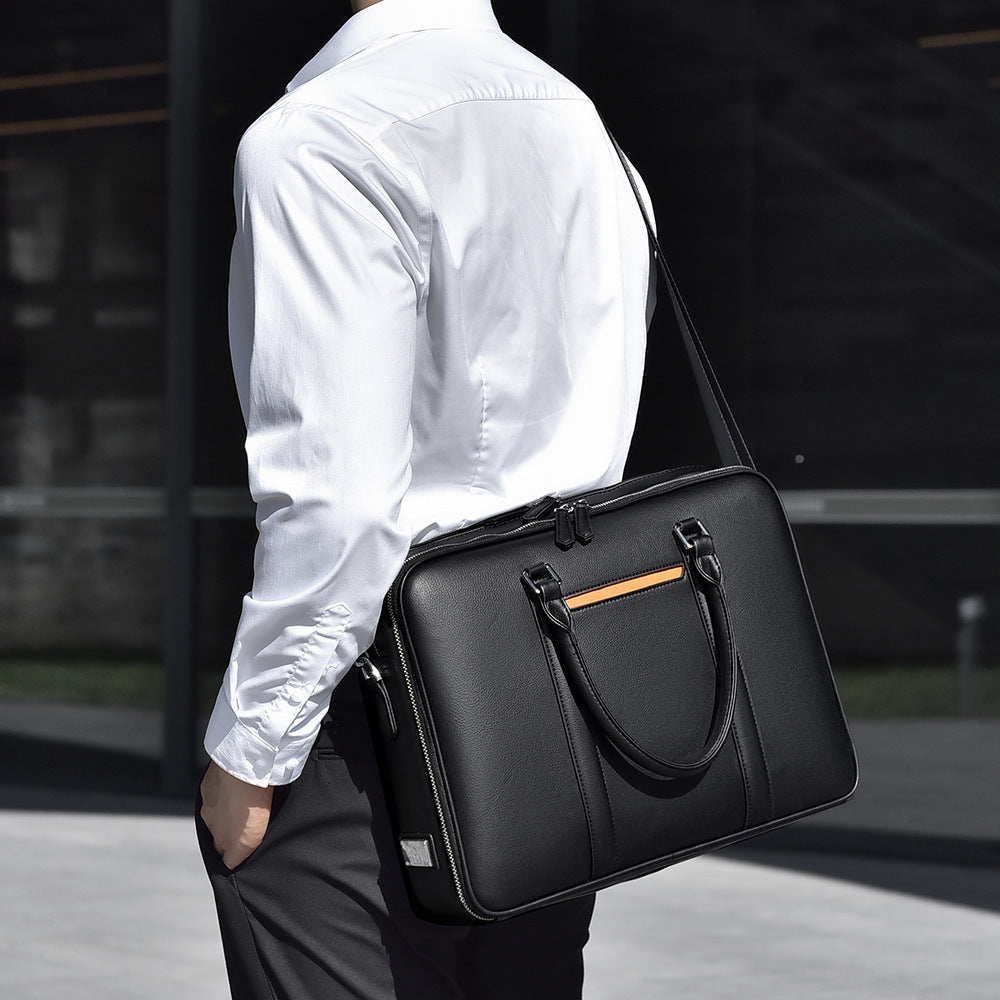 Briefcase Mens Business Bag Mens Handbag Large-Capacity Business Tote