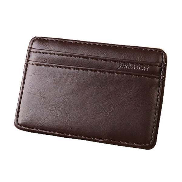First Layer Cowhide Coin Purse Bus Card Holder