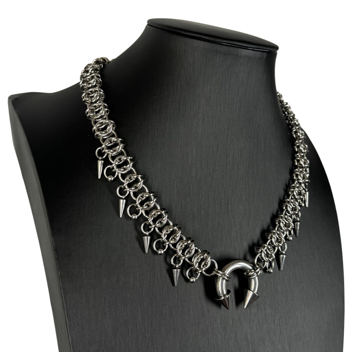 Spiked Pendant Necklace For Men And Women